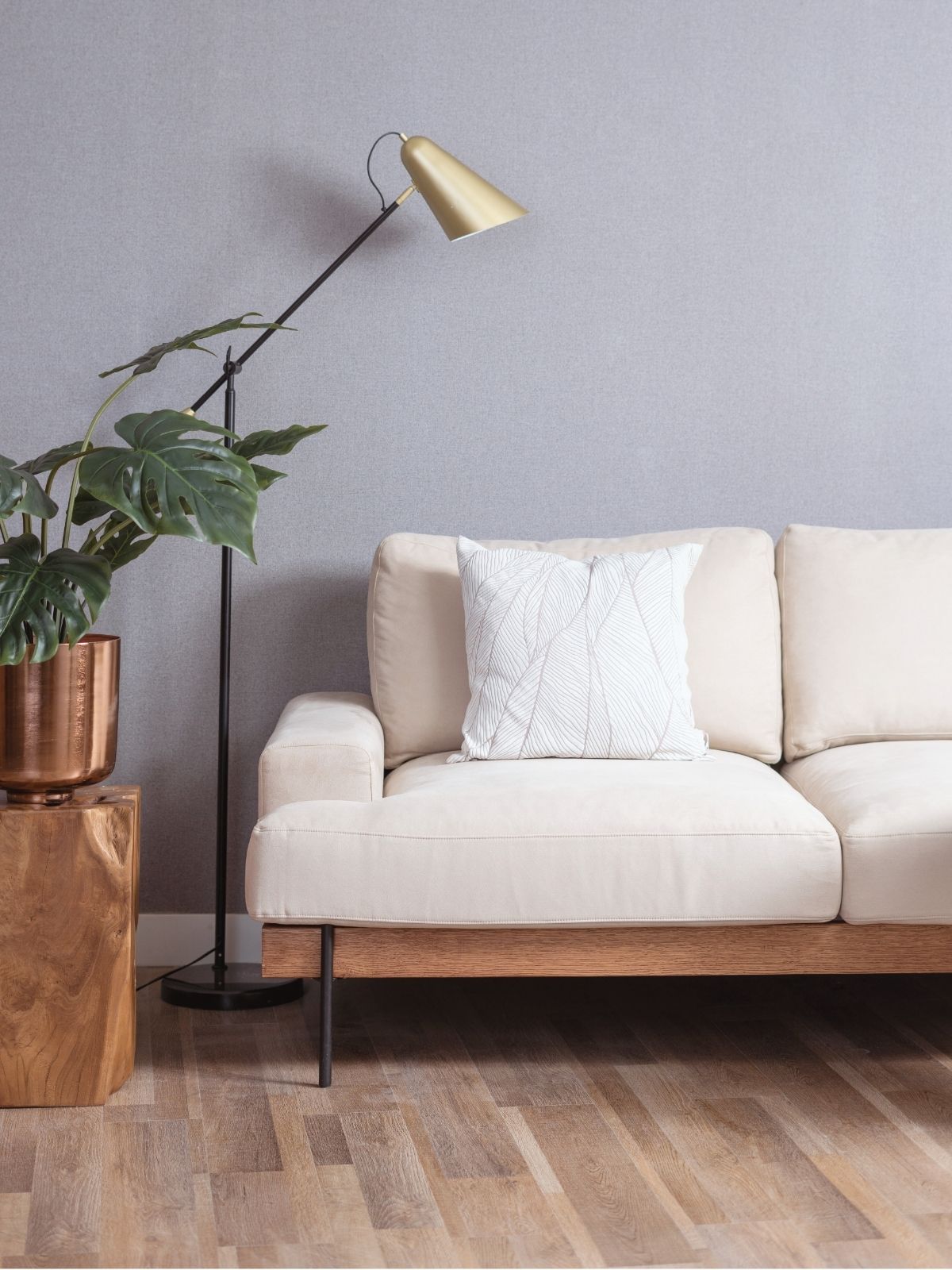 Nadine Frame Sofa, Walnut