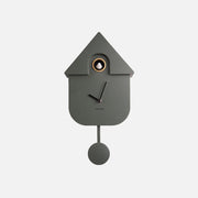 8GR Wall clock Modern Cuckoo, jungle green