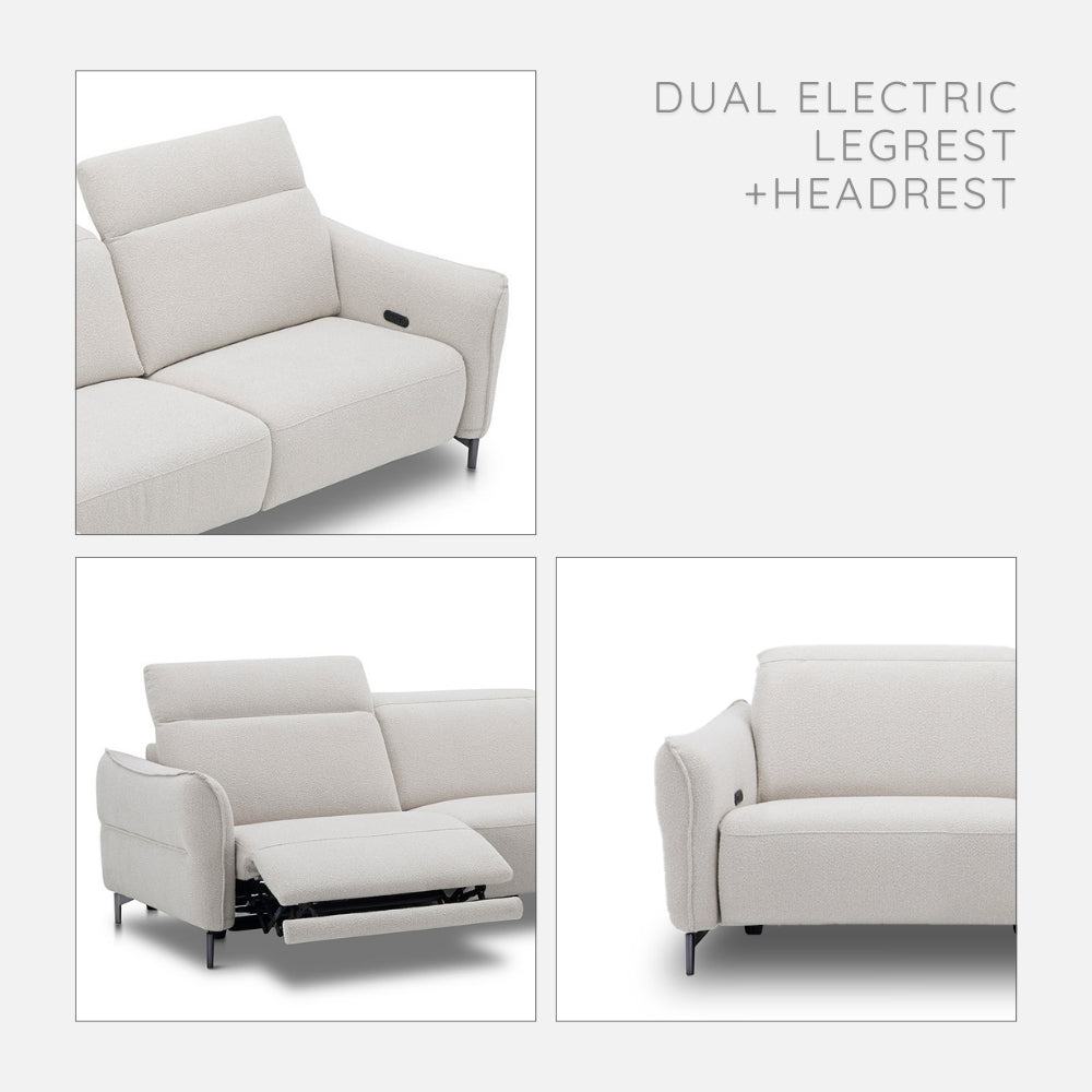 VENICE 2.5 Seat Dual Electric Recliner Sofa