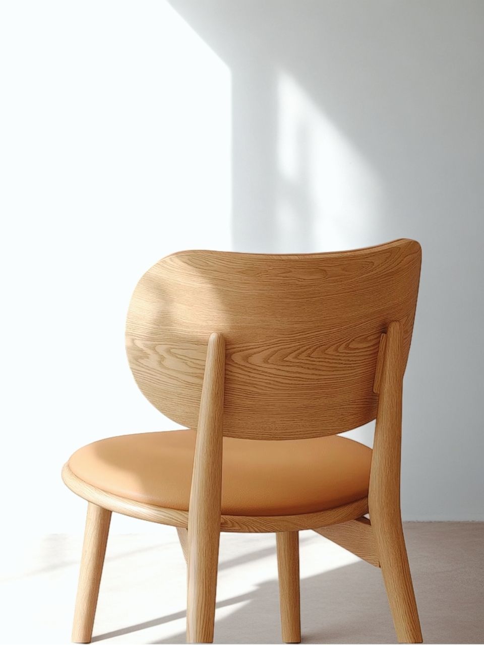 CAMBER dining chair, Walnut Brown