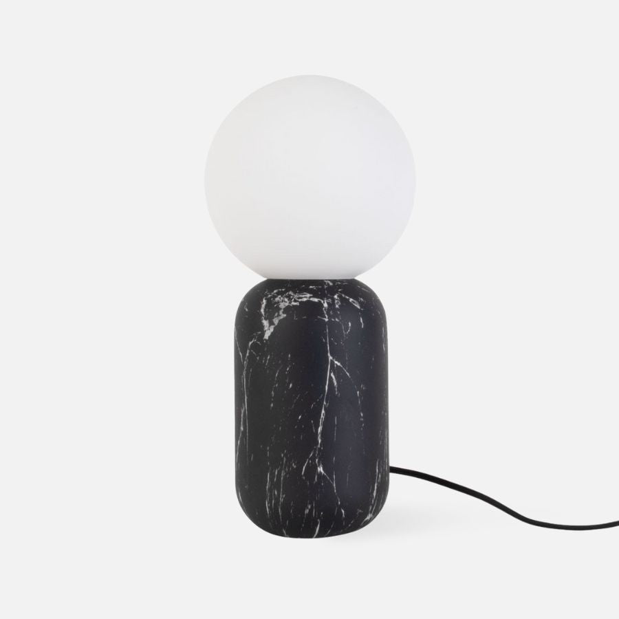 Table Lamp Gala iron black marble