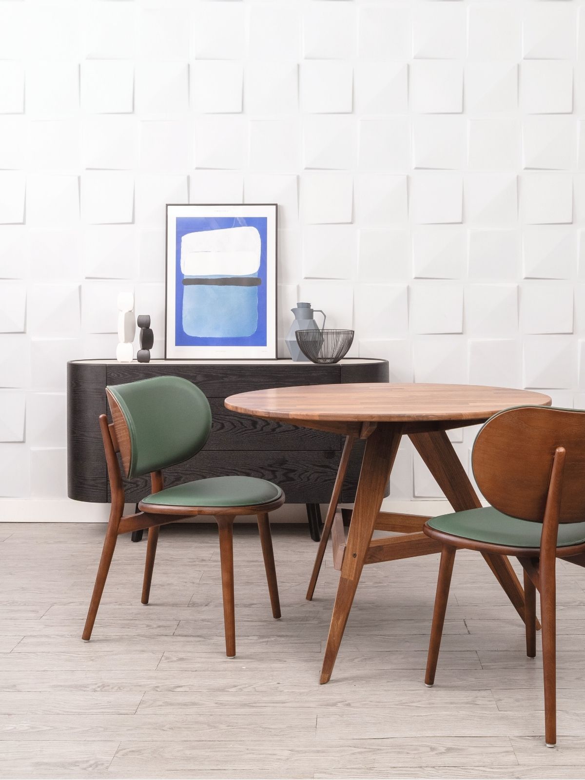 CAMBER dining chair, Walnut Brown