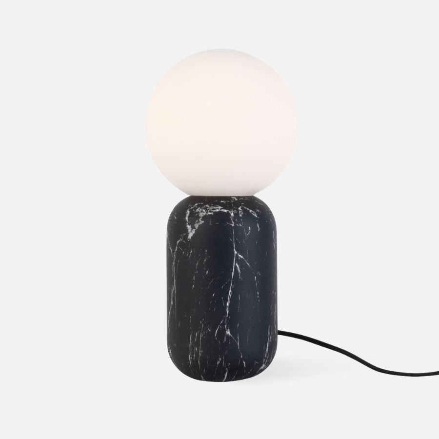 Table Lamp Gala iron black marble