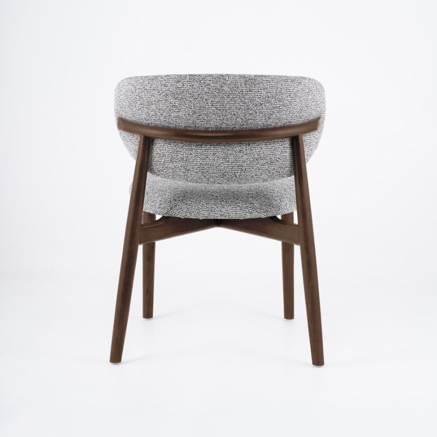 NORDA dining chair Walnut Brown