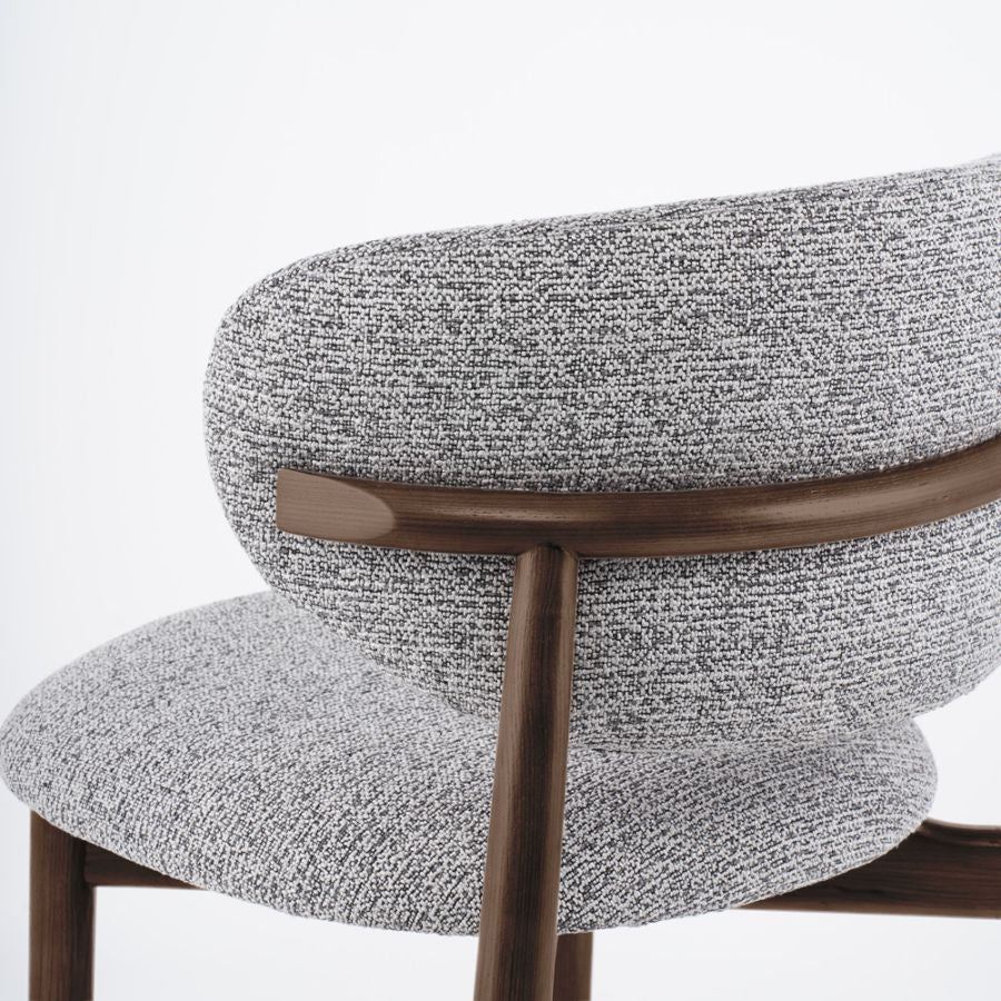 NORDA dining chair Walnut Brown