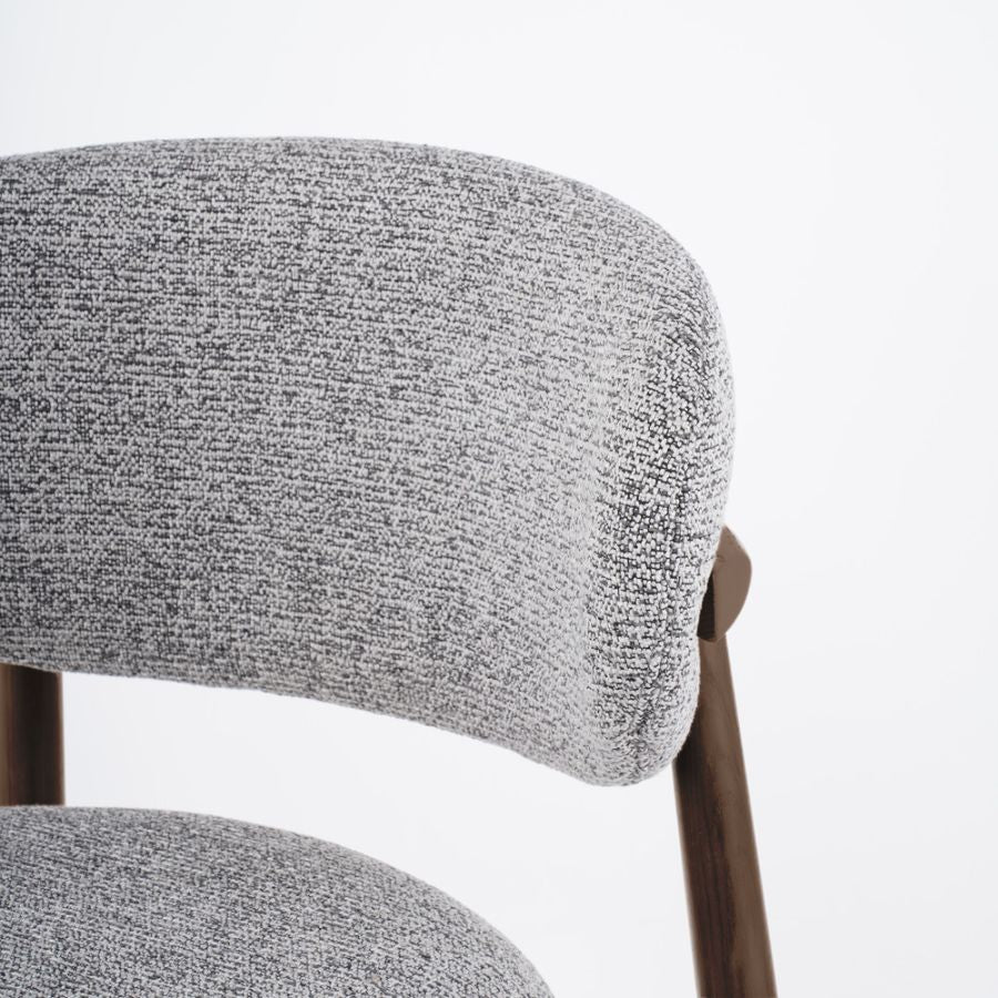 NORDA dining chair Walnut Brown