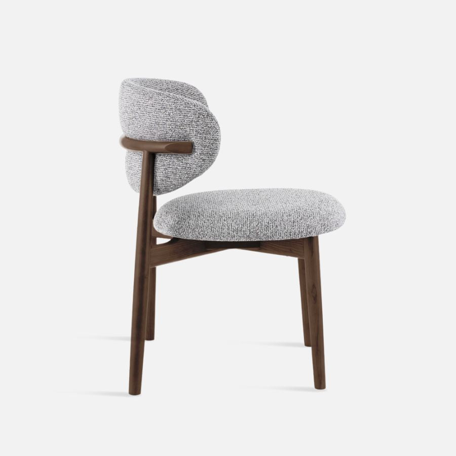 NORDA dining chair Walnut Brown