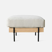Nadine Frame Sofa Ottoman, Oak