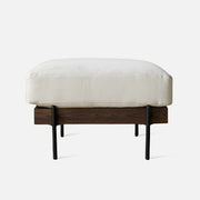 Nadine Frame Sofa Ottoman, Walnut