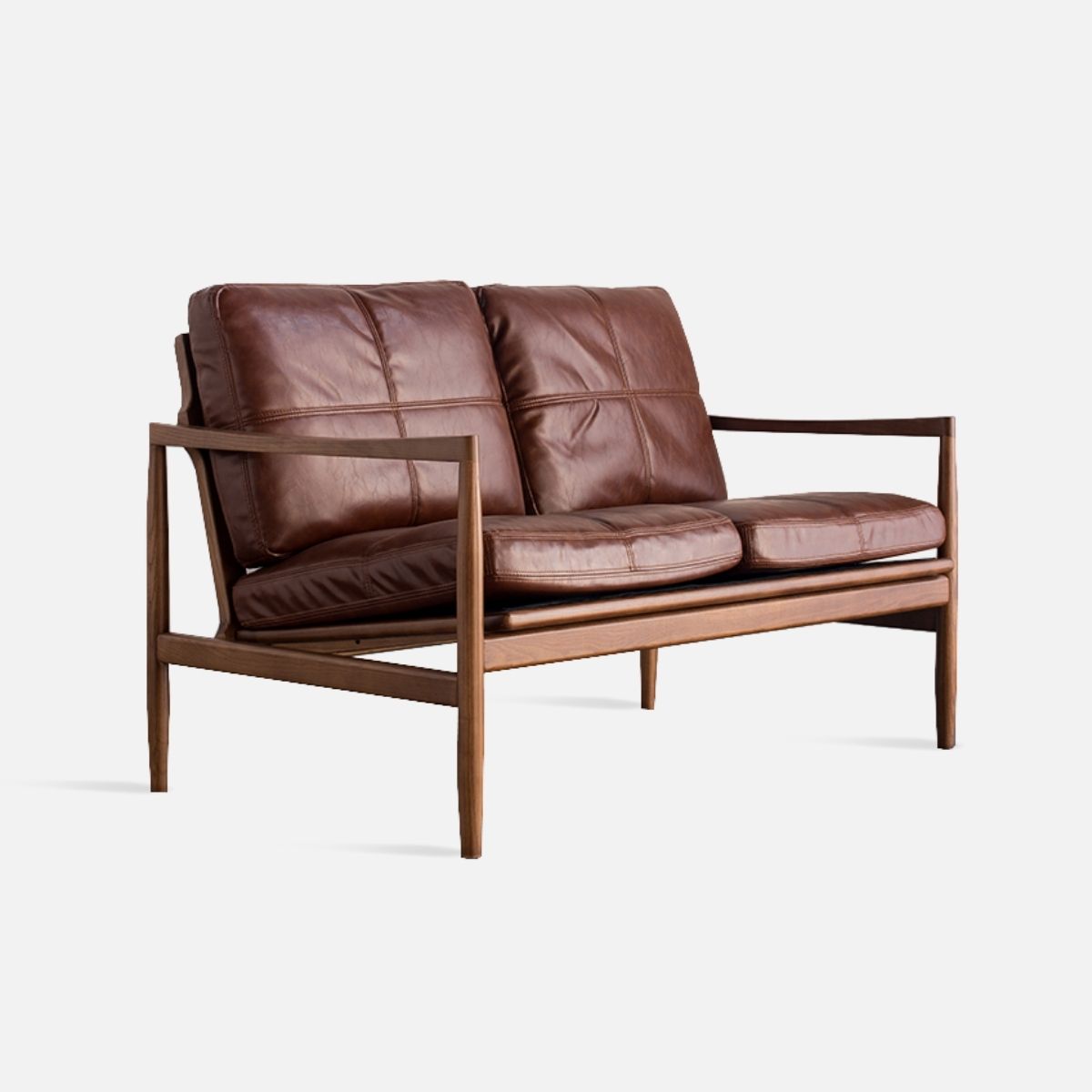 LATA 2-seater-sofa, Walnut Brown