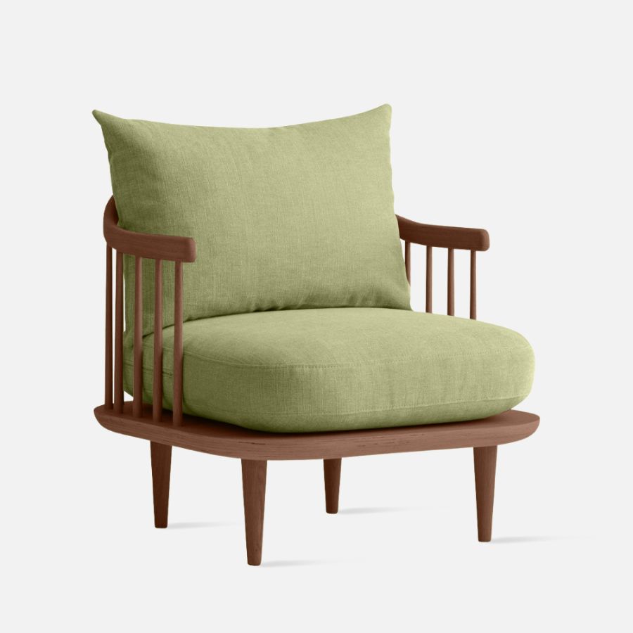 Willow Single Sofa, Walnut Brown