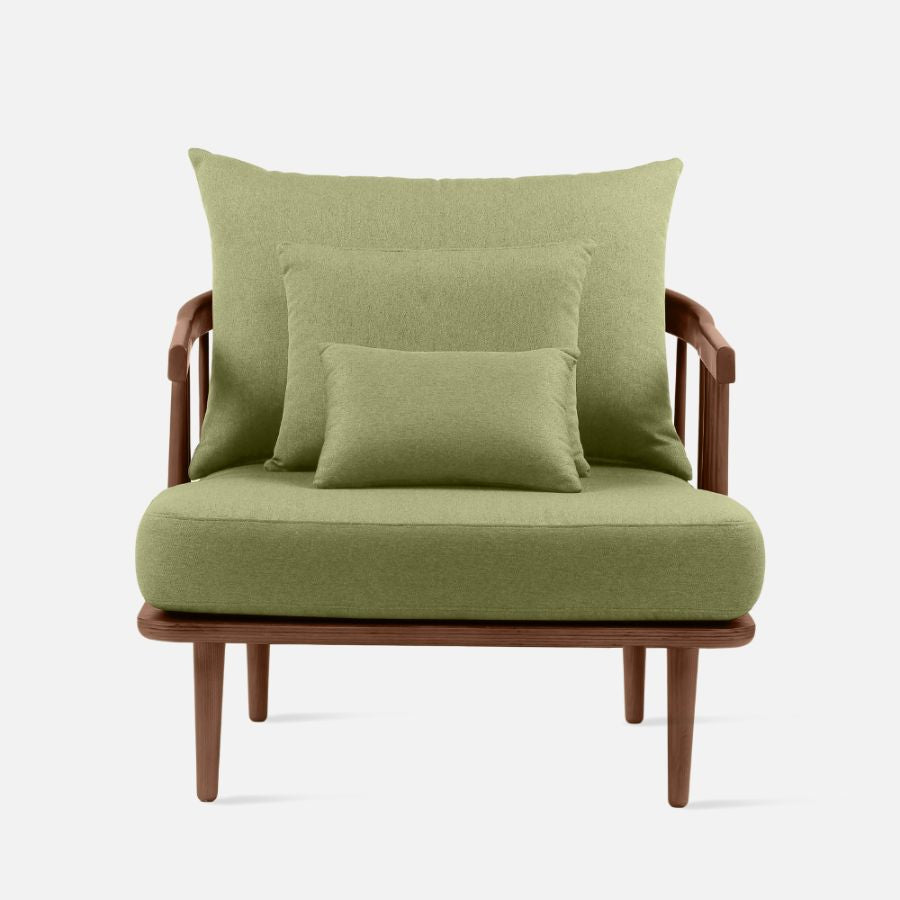 Willow Single Sofa, Walnut Brown