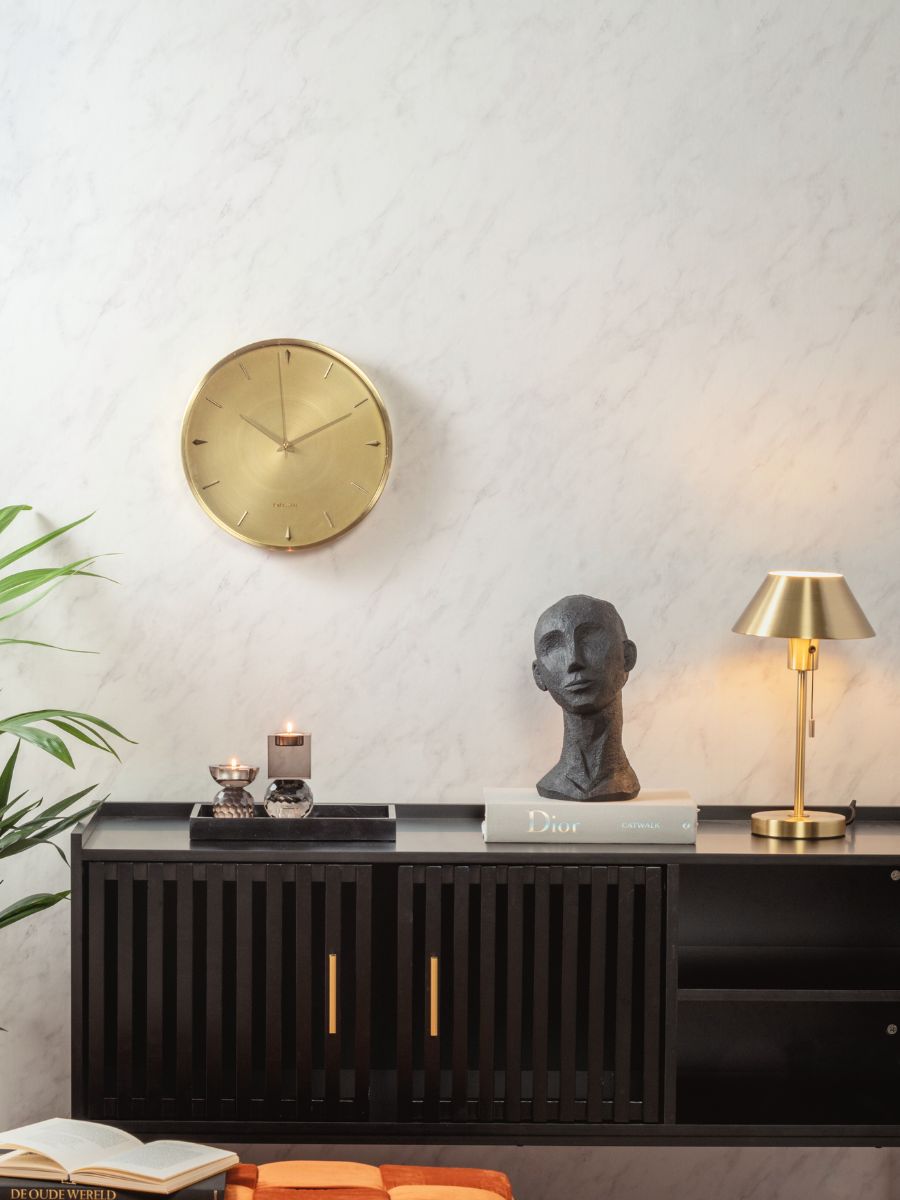 Table Lamp Office Retro Plated, Gold