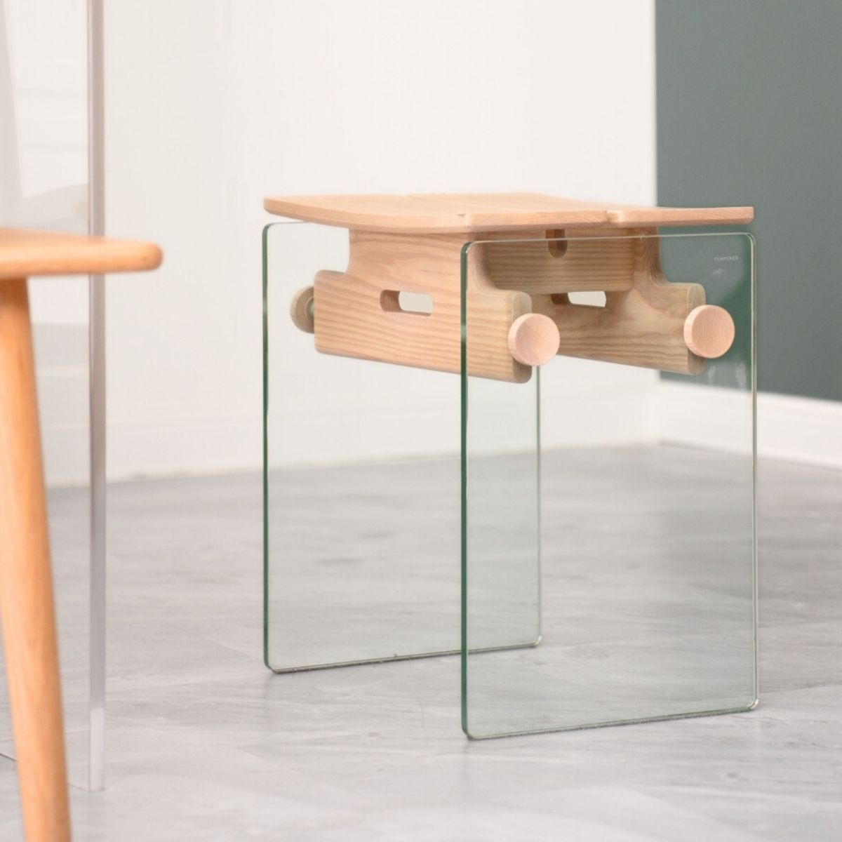 G Wood Stool, Ash
