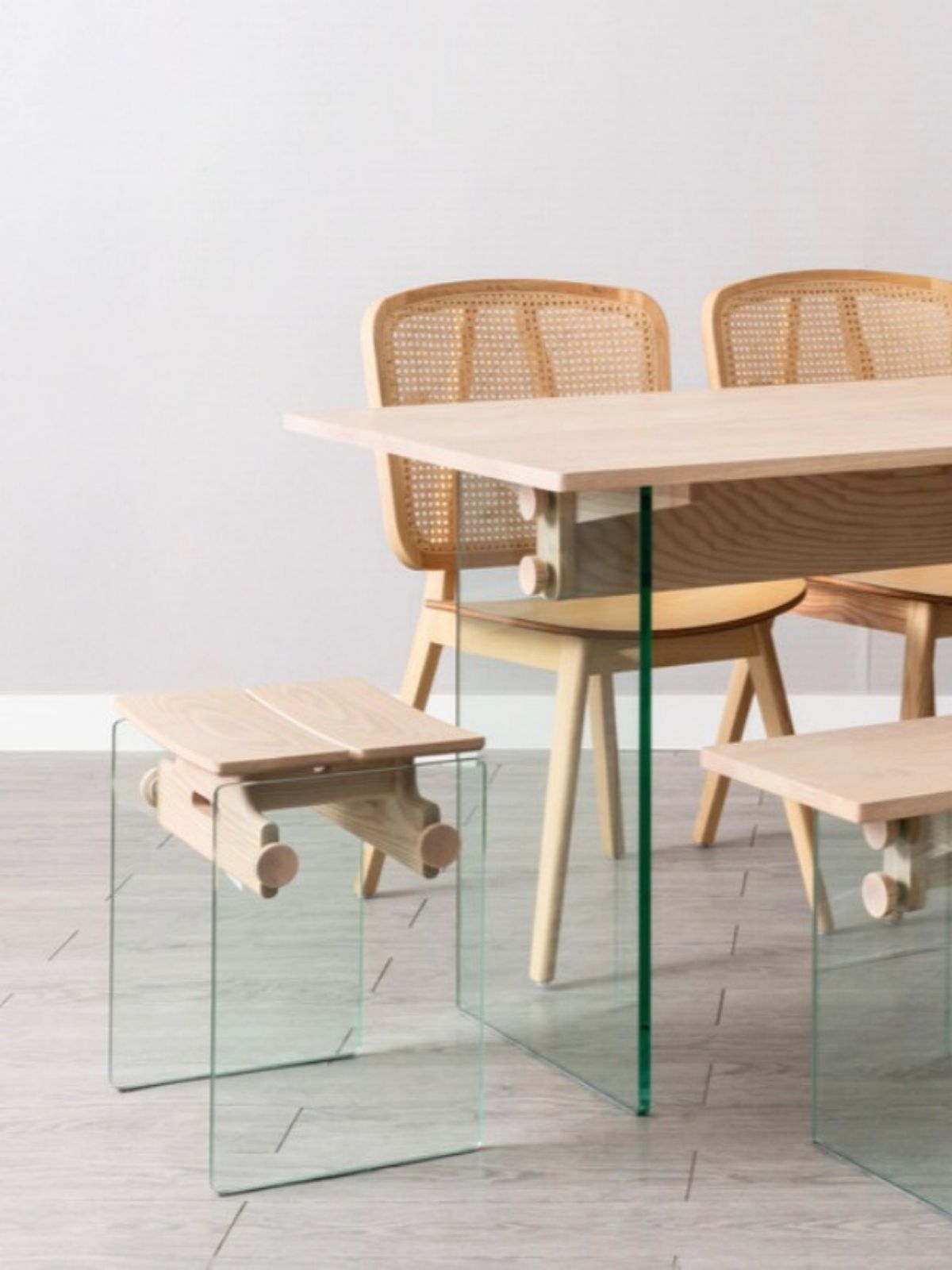 G Wood Stool, Teak